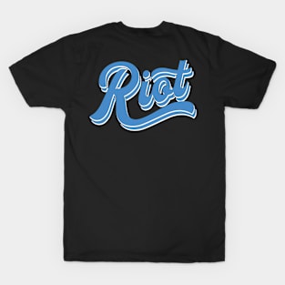 Riot logo with back roster T-Shirt